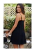 Zara - Vestido Negro Boho Chic de Algodón - tienda online