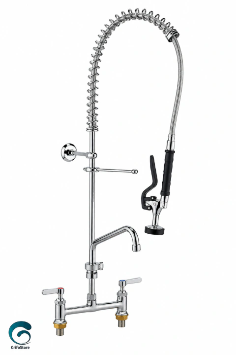 Mezclador Lavaplatos Industrial Pre Rinse Mesa
