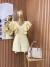 Mono Amarillo con Mangas de Olanes