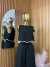 Conjunto pantalón con blusa detalle de hojas - comprar en línea
