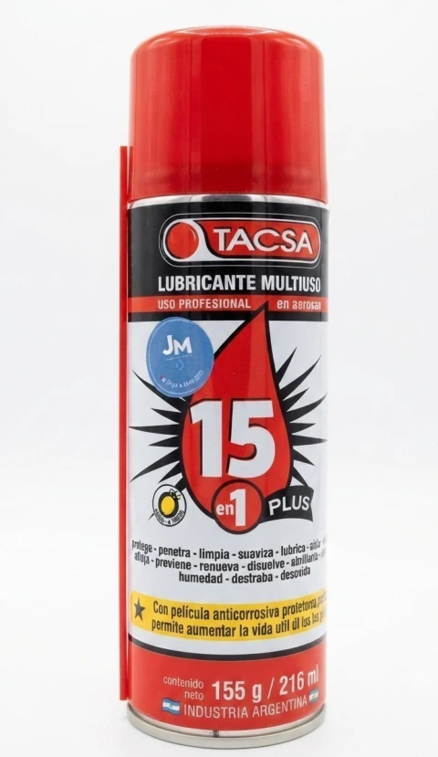 Lubricante Multiuso en Aerosol 216 ml TACSA | Antióxido, Lubricante y Aflojatodo