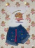 Conjunto Infantil Menina Verão Shorts Jeans Pompom & Blusa - Capivara Bailarina na internet