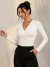 Blusa Feminina Transpassada Frente Dupla Suplex Premium - comprar online