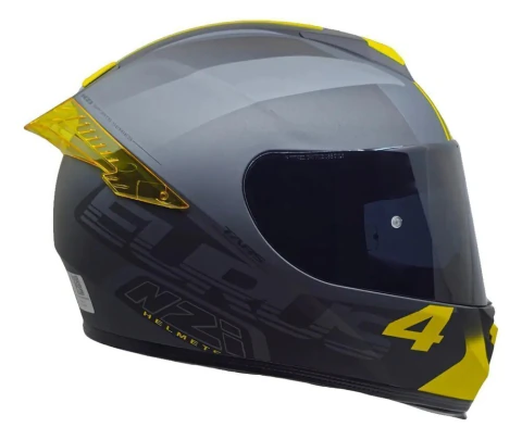 Casco integral NZI Eurus 4 Black & Antracite & Yellow