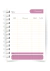 Planner Permanente Personalizado - Mármore Roxo - Clube do Planner