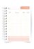 Planner Permanente Personalizado - Floral Folhagens - Clube do Planner