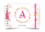 Livro do Bebê - Arco Floral Rosa e Lilás - comprar online