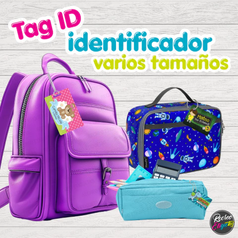 Tag para mochila y lonchera