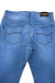 Calça Slim Masculina 5 Pockets Jeans Lycra Estonada Ogochi | 002563136 7001 - Delave - loja online