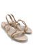 Sandalia Anabela Rives Enfeite Rose | Campesi CP507 00001 - Granola - comprar online