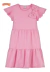 Vestido Curto Juvenil Franzido Manga Laço Malha Nikko | Akz A0265 - comprar online