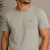 Camiseta Slim Gola Careca Meia Malha Ogochi | 006490001 6408 - Verde fantama - comprar online