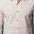 Camisa Slim Casual Manga Longa algodão Flame Xadrez Ogochi | 001564052 0170 - Creme - comprar online