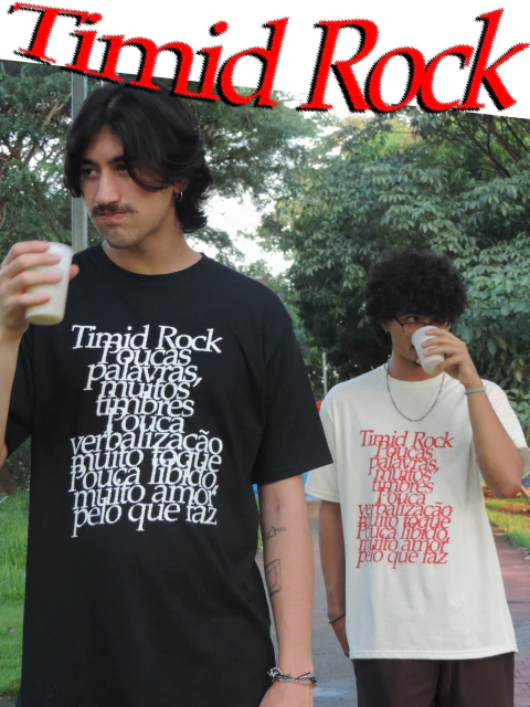 Camiseta "Timid Rock" - comprar online