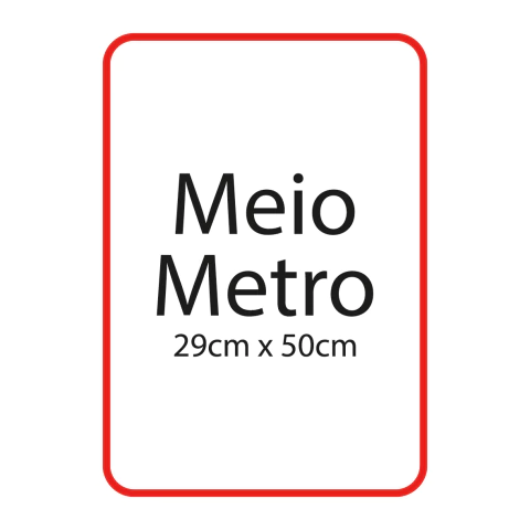 DTF UV - Meio metro linear