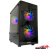 Gabinete Sin fuente usb 3.0 + hd audio 3x fan FRGB -doble vidrio templado (lateral y frente) filtro anti polvo -ITX / M-ATX gamer -black LNZ