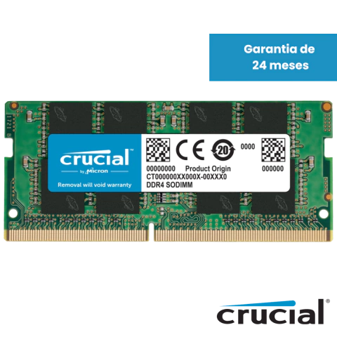 Memoria Ram 8GB 3200Mhz Ddr4 Crucial