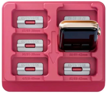 Adaptador De Restauracao Magicawrt Para Apple Watch S0, S1, S2, S3, S4, S5, S6, Se - Vermelho