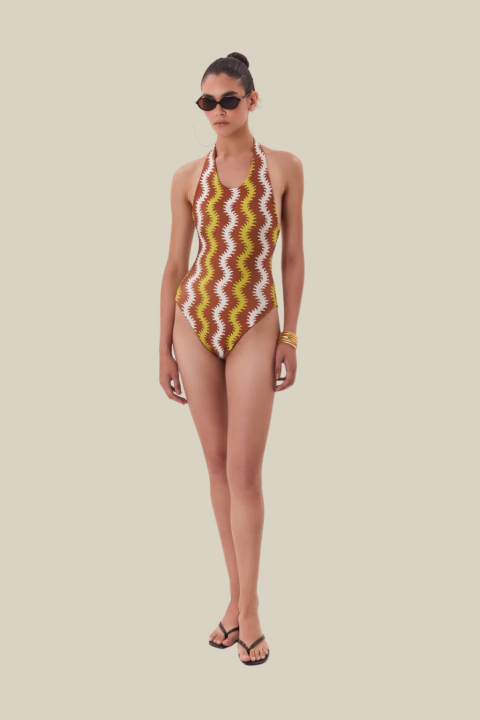ONE PIECE SOLEADA CAFÉ REVERSIBLE