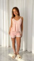 Pijama Lencero Rosa Dior
