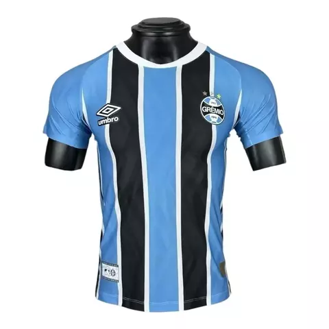 Camisa Grêmio I 25/26 - Jogador Umbro Masculina - Azul e preta - comprar online