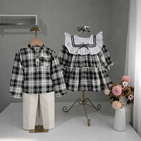 conjunto irmão menino inverno encantado