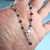 Pulsera tejida con ojo de tigre - comprar en línea
