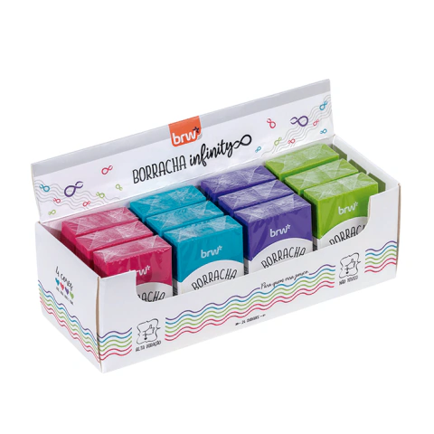 Borracha Infinity 4 Cores BRW - comprar online