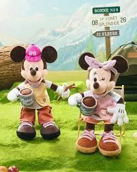 Pelúcia Mickey ou Minnie Mouse Camping - Disney Store