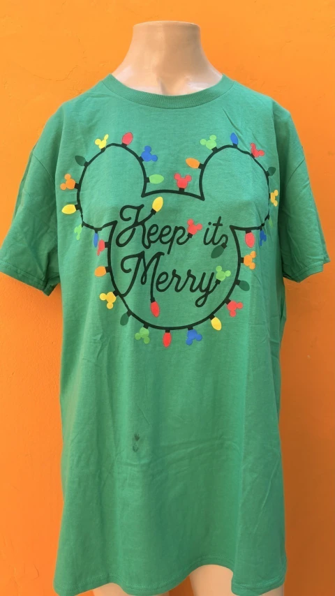 CAMISETA NATALINA DISNEY PARKS
