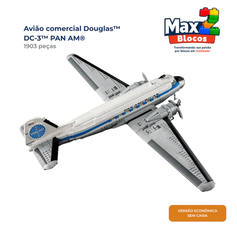 Avião comercial Douglas™ DC-3™ PAN AM® - 1903 peças