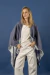 Ruana Bicolor con Flecos Mujer - comprar online