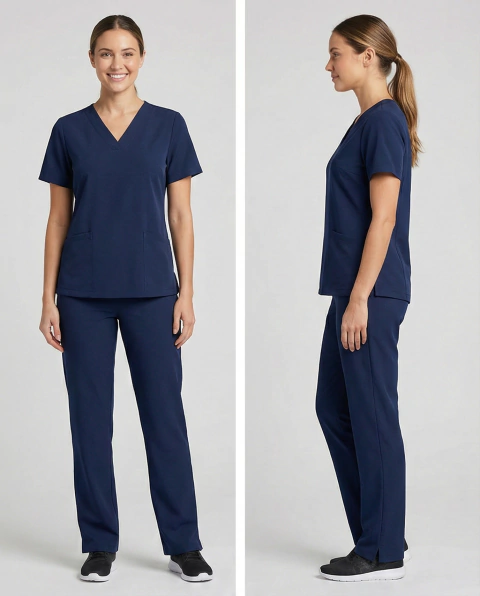 Scrub Essencial V-neck -- Náutico - comprar online