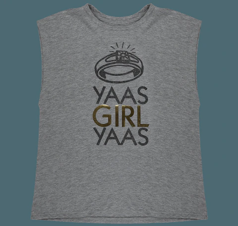 Camiseta Mujer Monopoly Gris