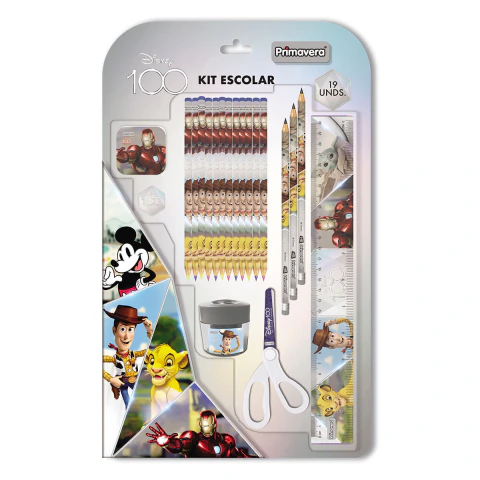Kit De Uso Escolar Disney 100 Niño