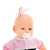 BONECA MEU BEBE VESTIDO ROSA ESTRELA na internet