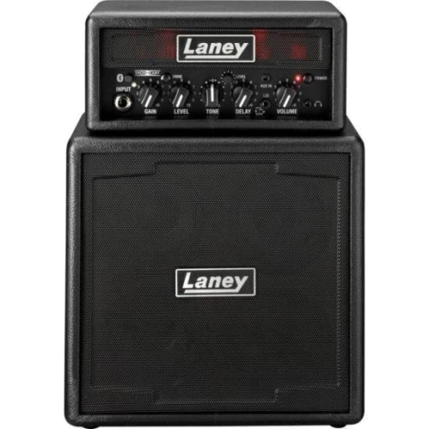 Mini Amplificador de Guitarra Laney Ministack-B-Iron Preto