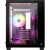 Gabinete Gamer Aerocool Dryft Mini Preto Com 6 fans ARGB Lateral Vidro - comprar online