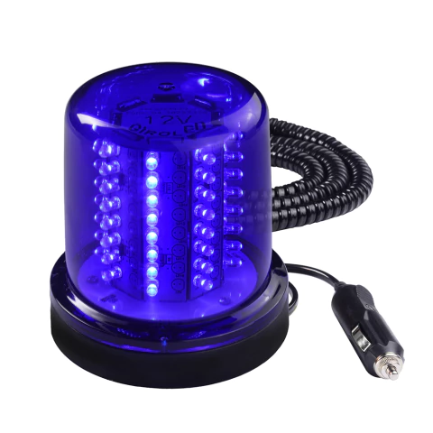 Giroled Redondo 64 LEDs Imã e Plug 12/24V - Longgoni Parts - Loja Oficial Giroled
