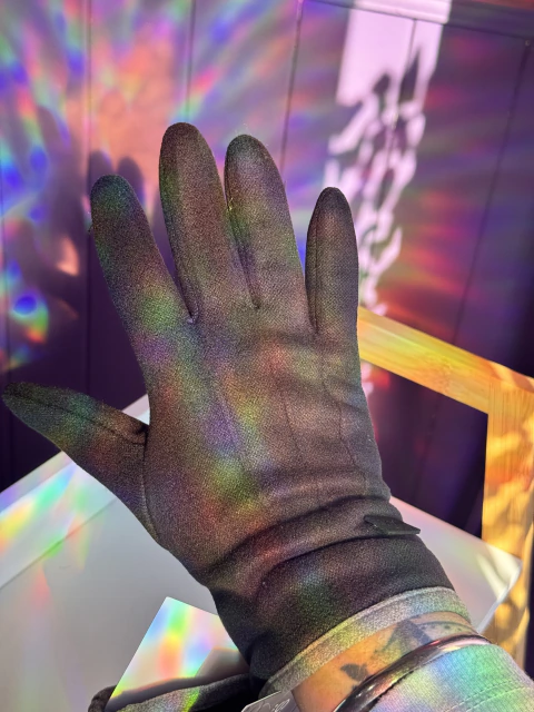 Guantes peluchito por dentro negros TOUCH