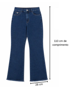 Imagem do Calça Jeans Wide Leg Ouzzare Zz81019