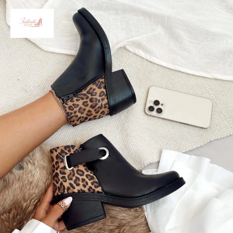 Bota Cuero Print Animal - comprar online