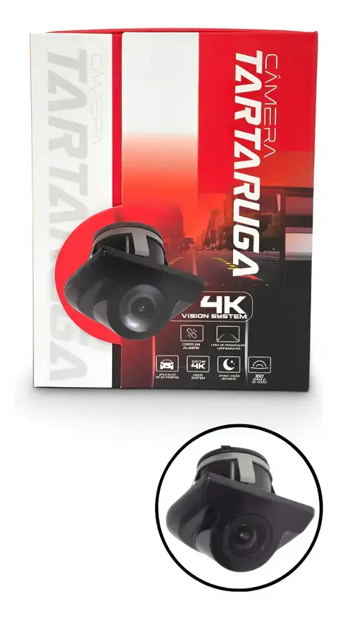 Camera Estacionamento R8 Tartaruga 4K System