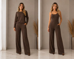 Conjunto Sofia Macacão + Casaco