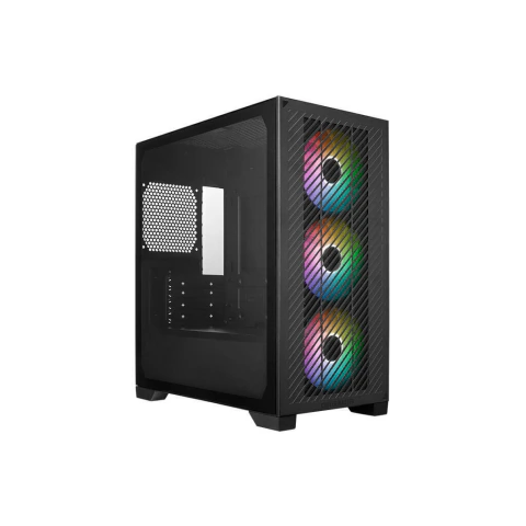 Gabinete Gamer Micro ATX/ ITX sem fonte ELITE 301 Preto Cooler Master