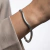Pulseira Fita em Aço Inoxidável Prata