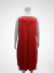 Vestido vermelho feminino sem mangas - comprar online