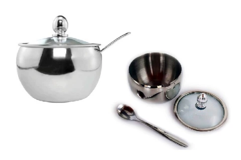 AÇUCAREIRO INOX 8,5CM UNYGIFT