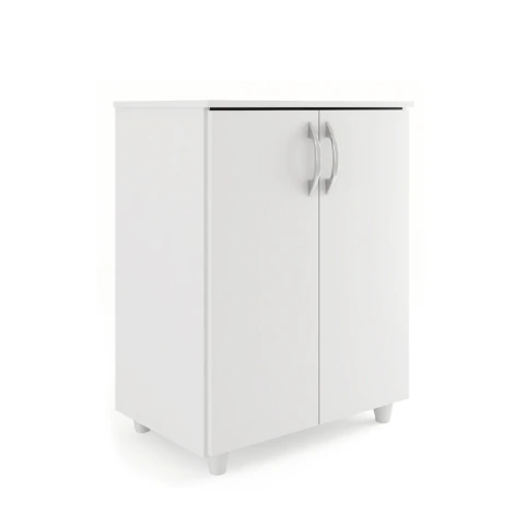 Armário Balcão de Cozinha Multiuso 2 Portas Denver Branco