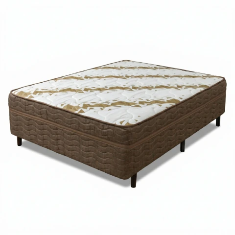 Cama Box Conjugada Casal Ortopédica Sleep Prime 138x188x49cm Probel